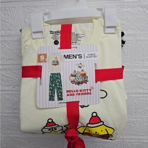 Hello Kitty And Friends Men's 2 Piece Sleepwear Set Size Small BRAND NEW